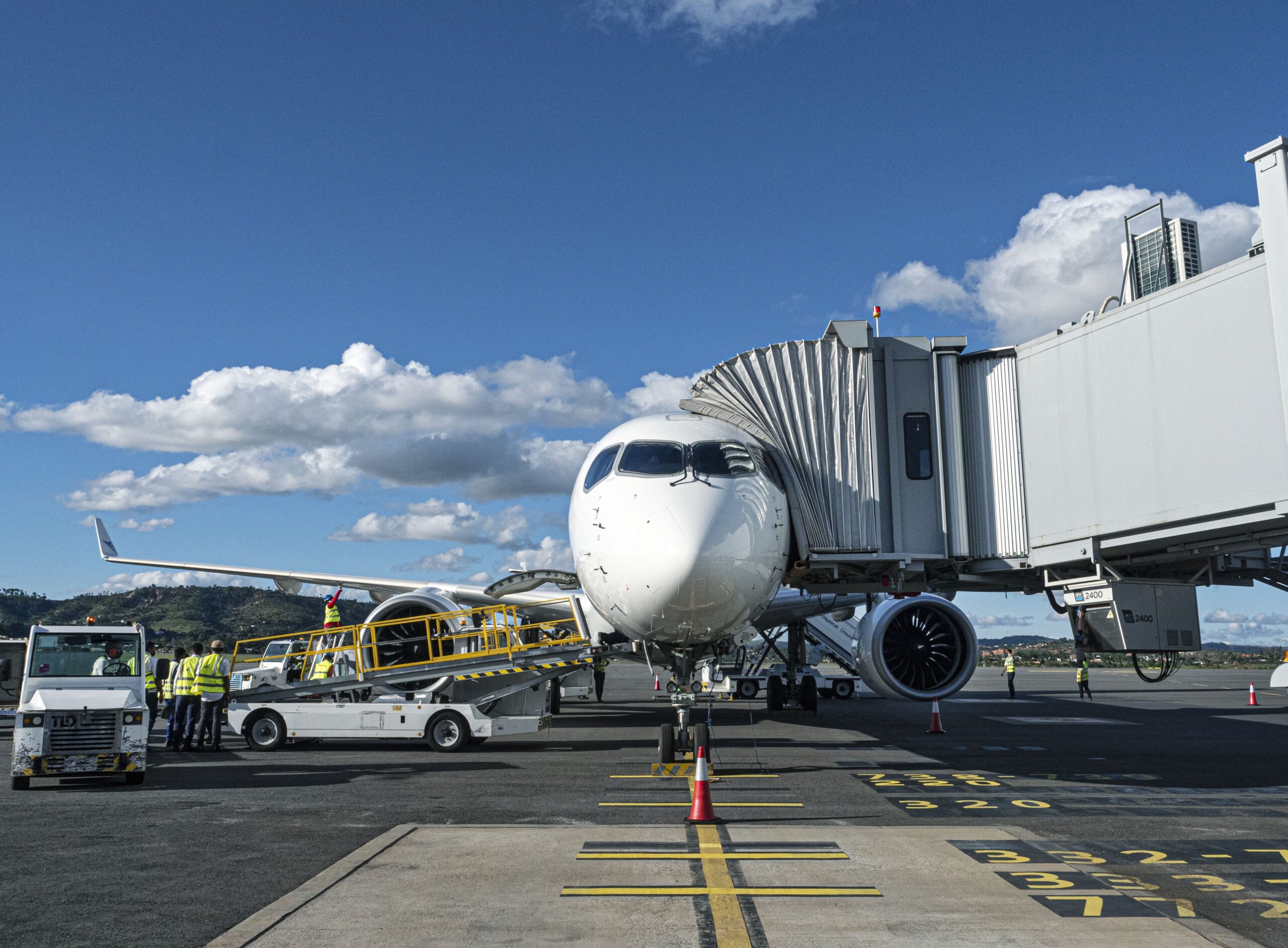 Vol à l'aéroport international d'Antananarivo